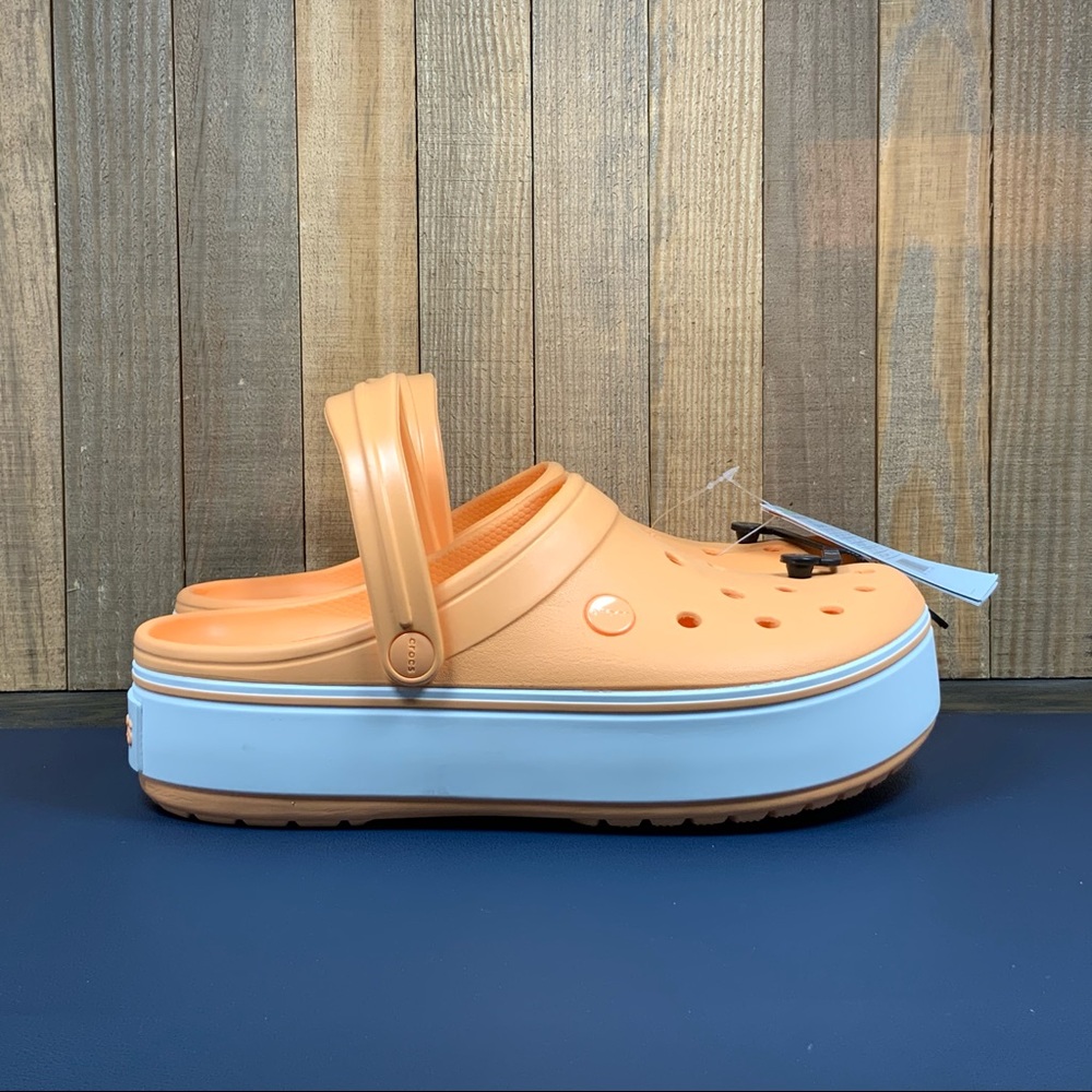 NEW Crocs Crocband Platform Clog